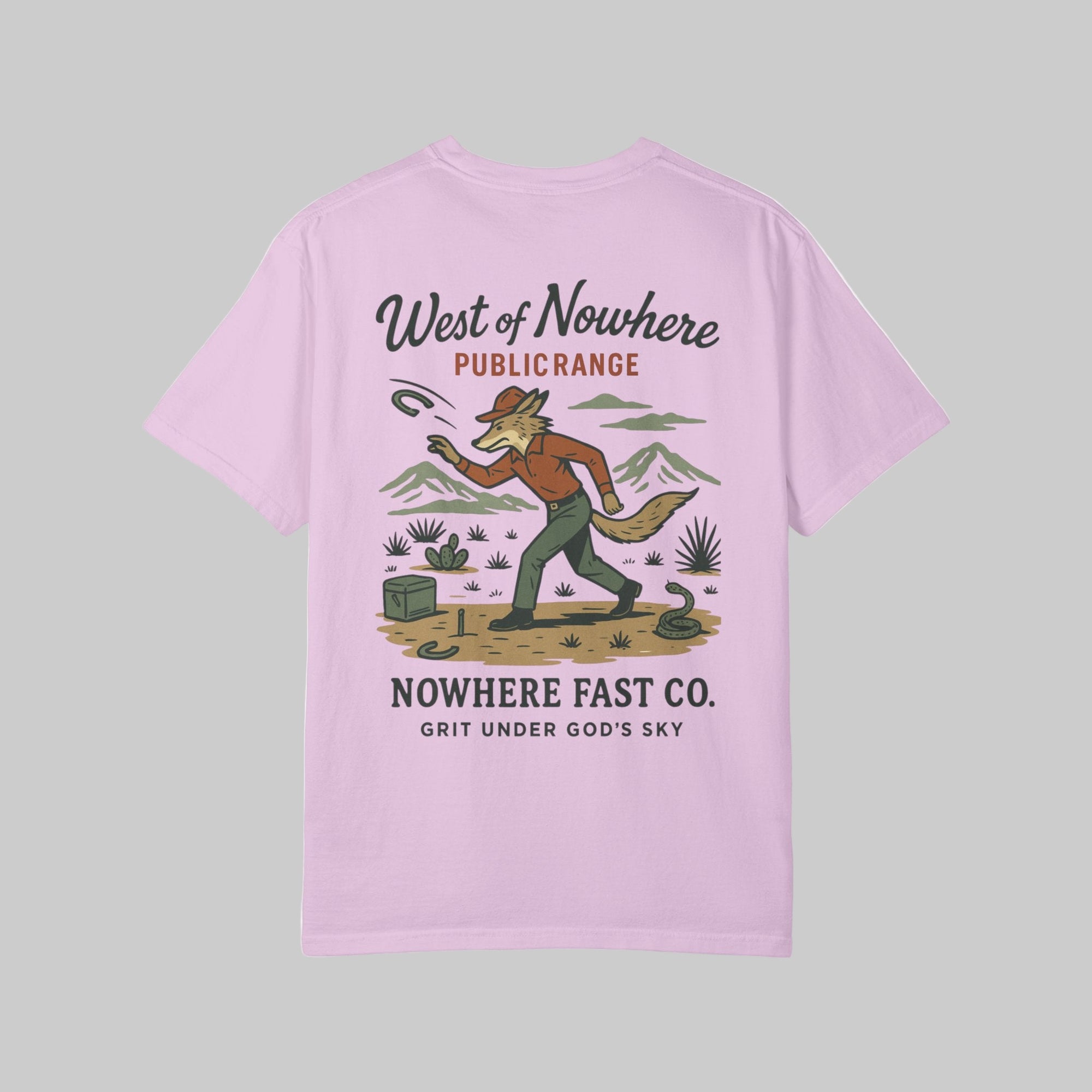 “West of Nowhere” – Public Range Tee