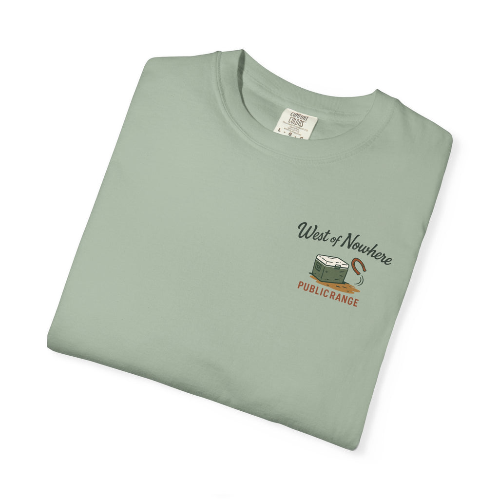 Vintage Western Horseshoe Tee — "Grit Under God’s Sky"