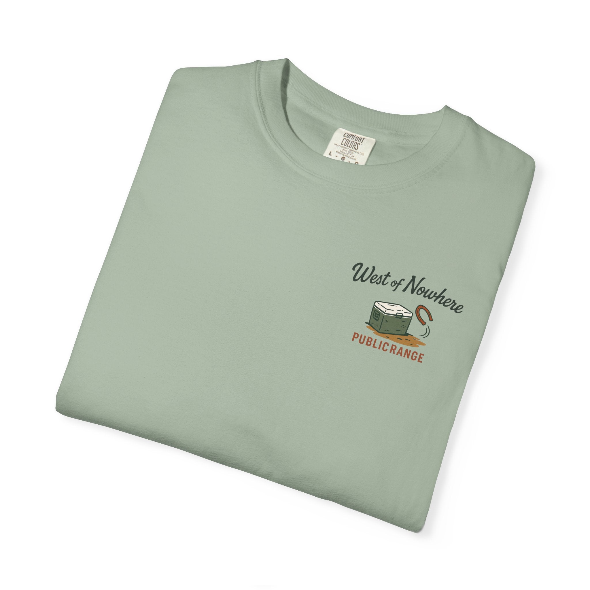 Vintage Western Horseshoe Tee — "Grit Under God’s Sky"
