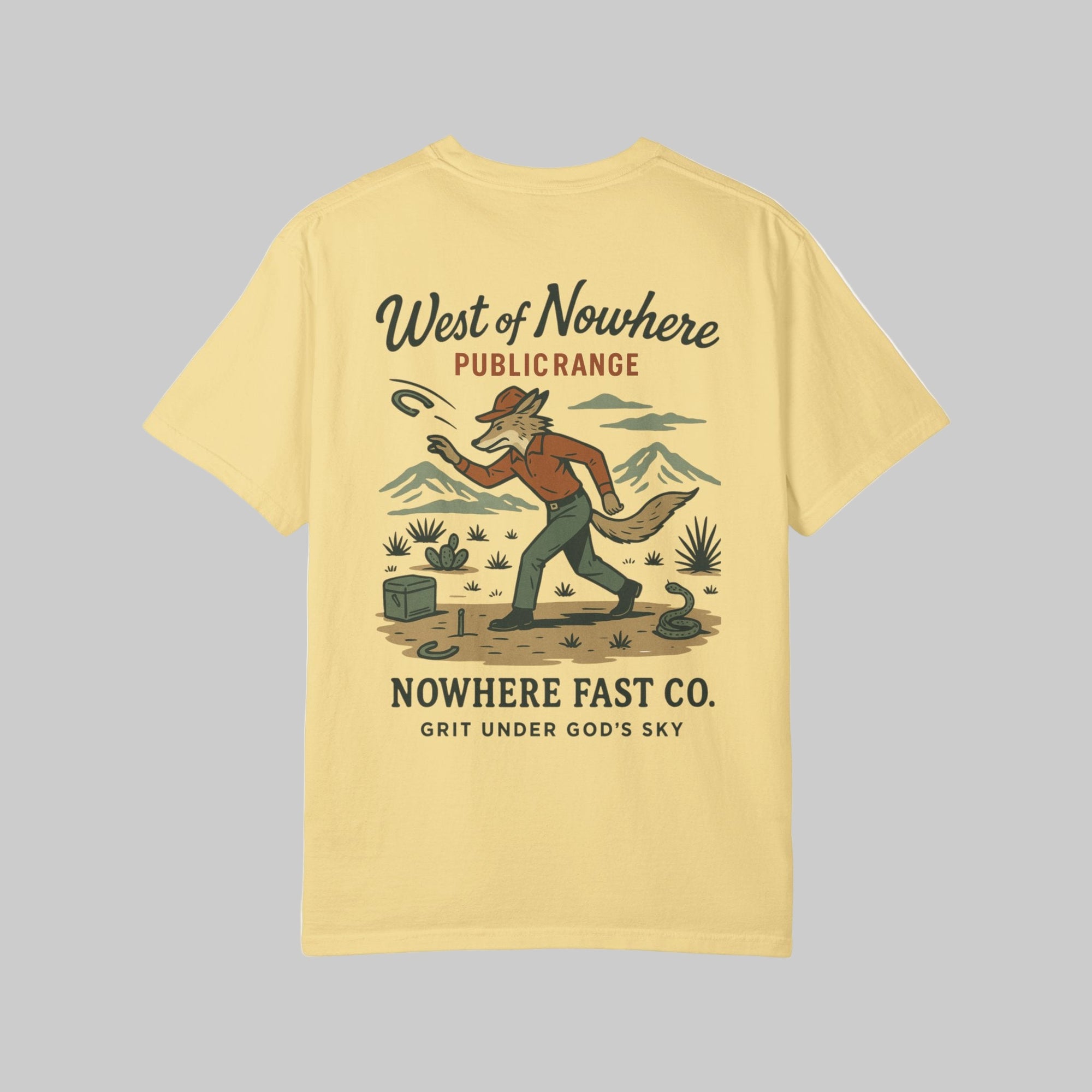 “West of Nowhere” – Public Range Tee