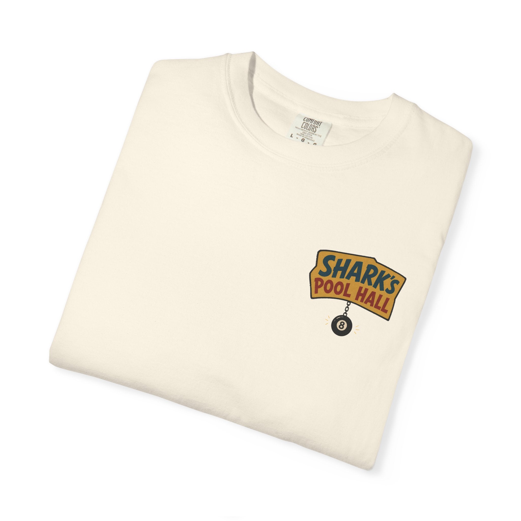 Rack ’Em Up! Retro Shark Pool Hall T-Shirt