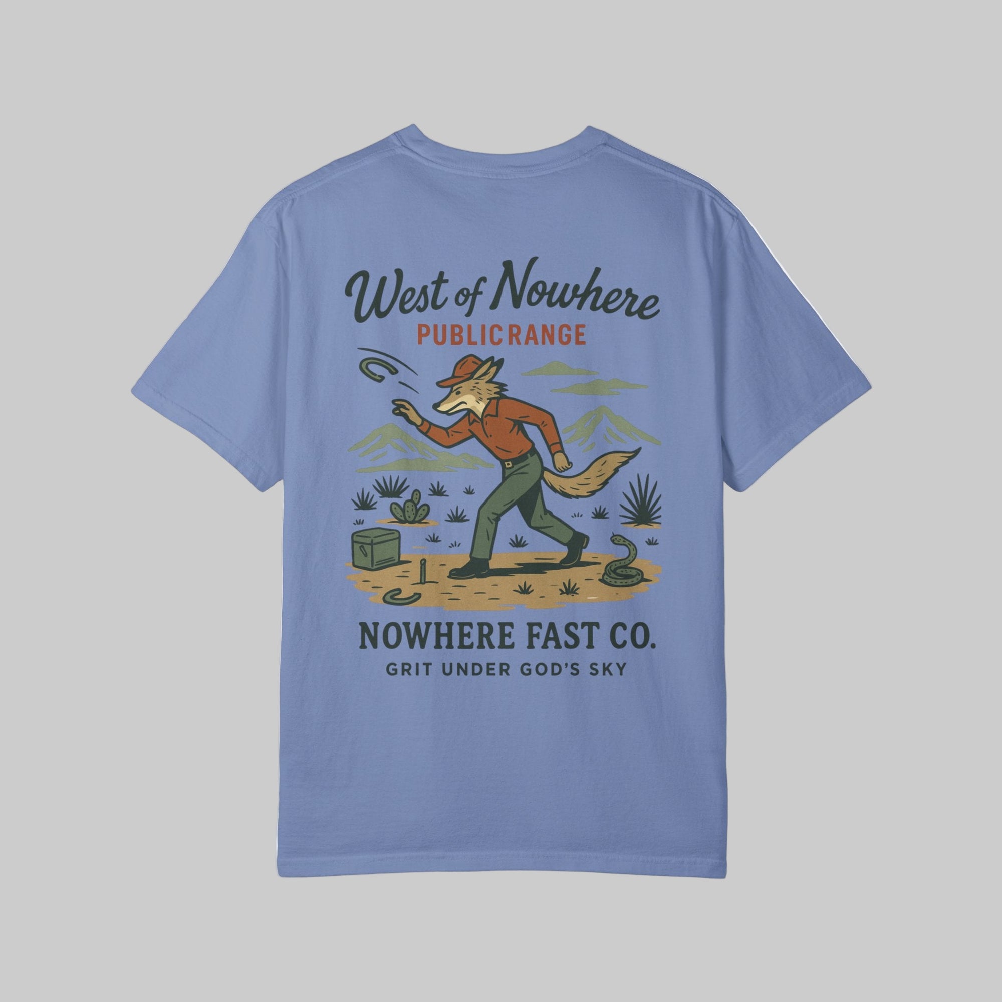 “West of Nowhere” – Public Range Tee
