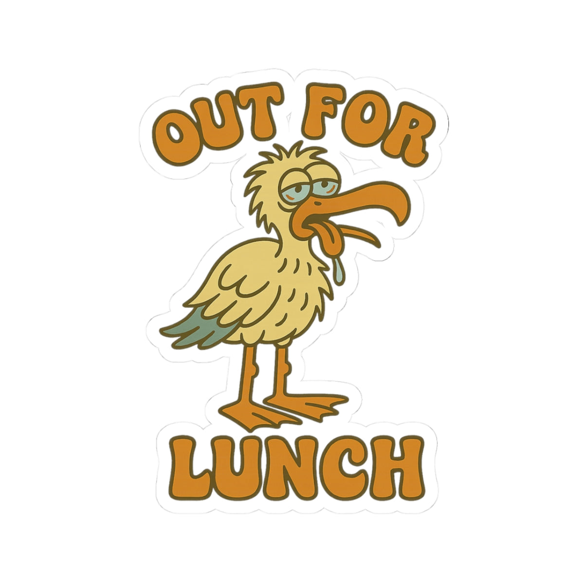 “Guzzle” The Seagull Sticker