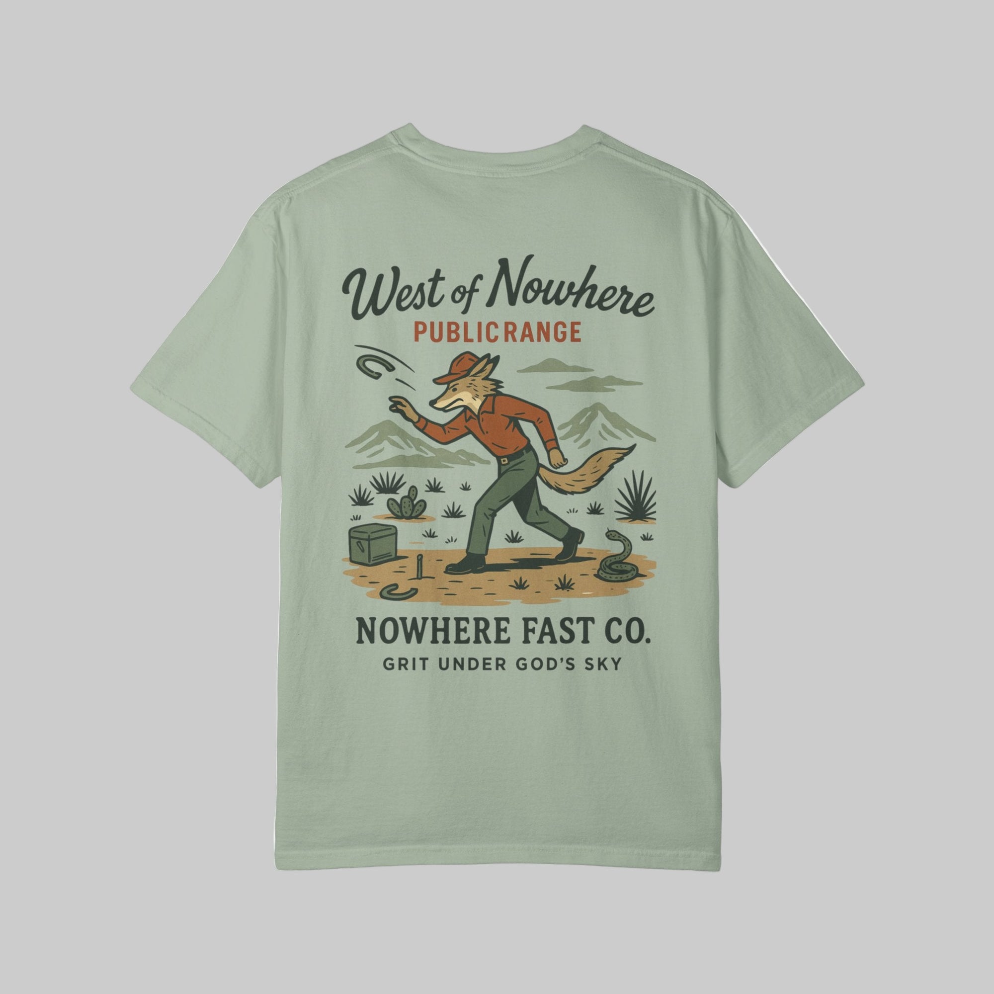 “West of Nowhere” – Public Range Tee