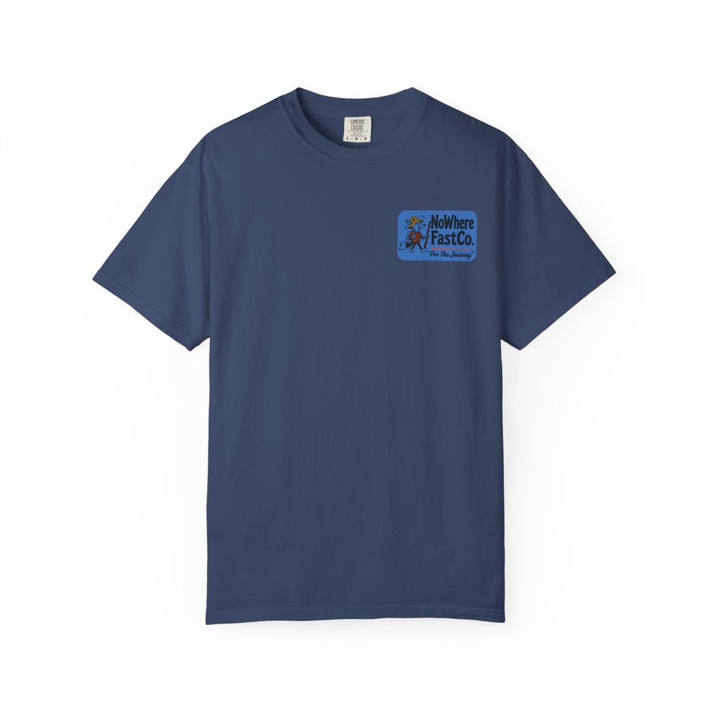 NoWhere Fast Co. T‑Shirt — Retro Roadtrip Graphic Tee