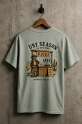 Vintage Desert Tee — “Dry Season — In Due Time” Rico’s Roadside Lizard