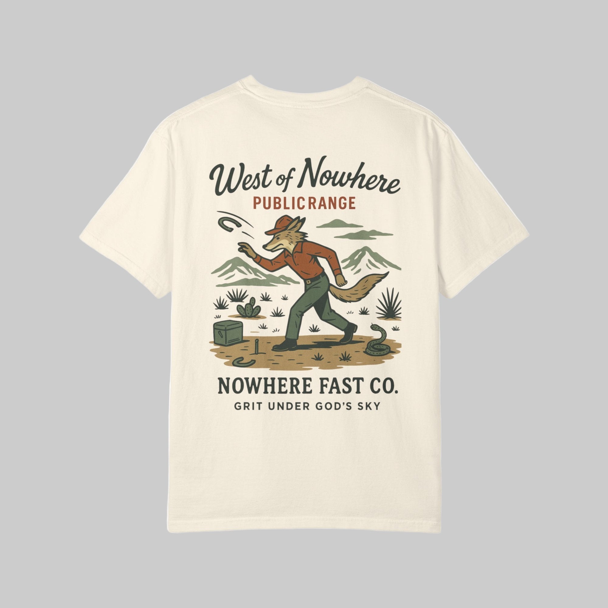 “West of Nowhere” – Public Range Tee