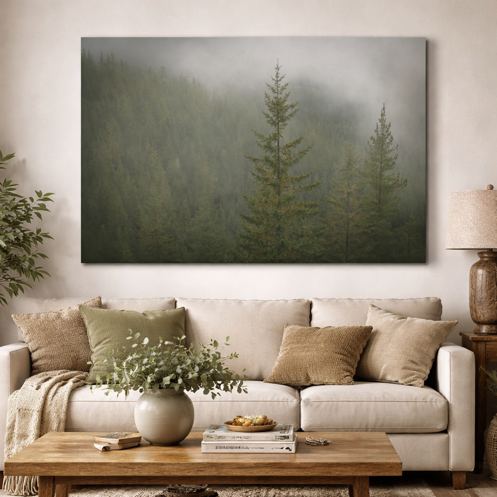Fog in the Piney Greens – Squamish, BC