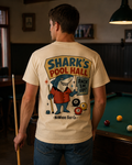 Rack ’Em Up! Retro Shark Pool Hall T-Shirt