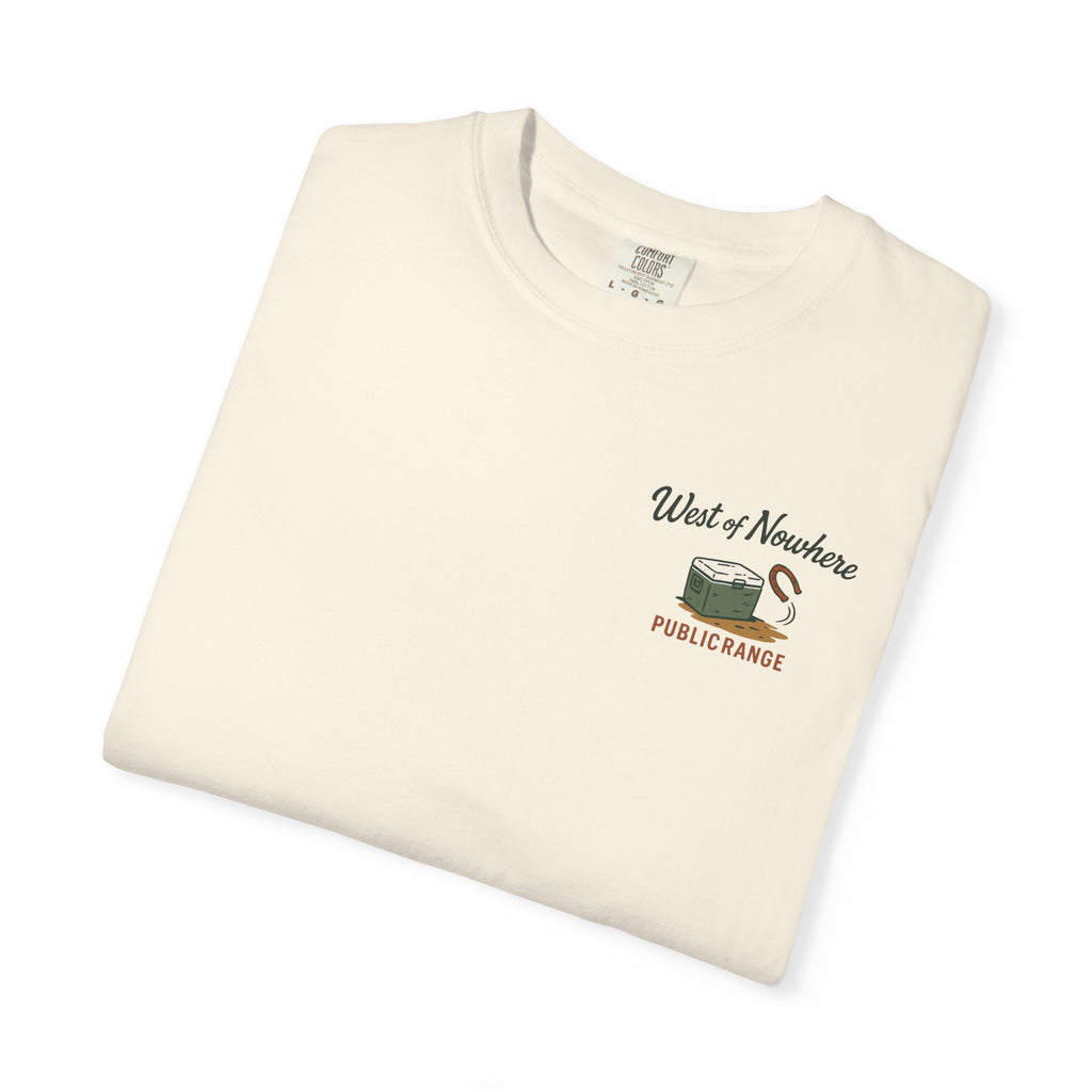 Vintage Western Horseshoe Tee — "Grit Under God’s Sky"