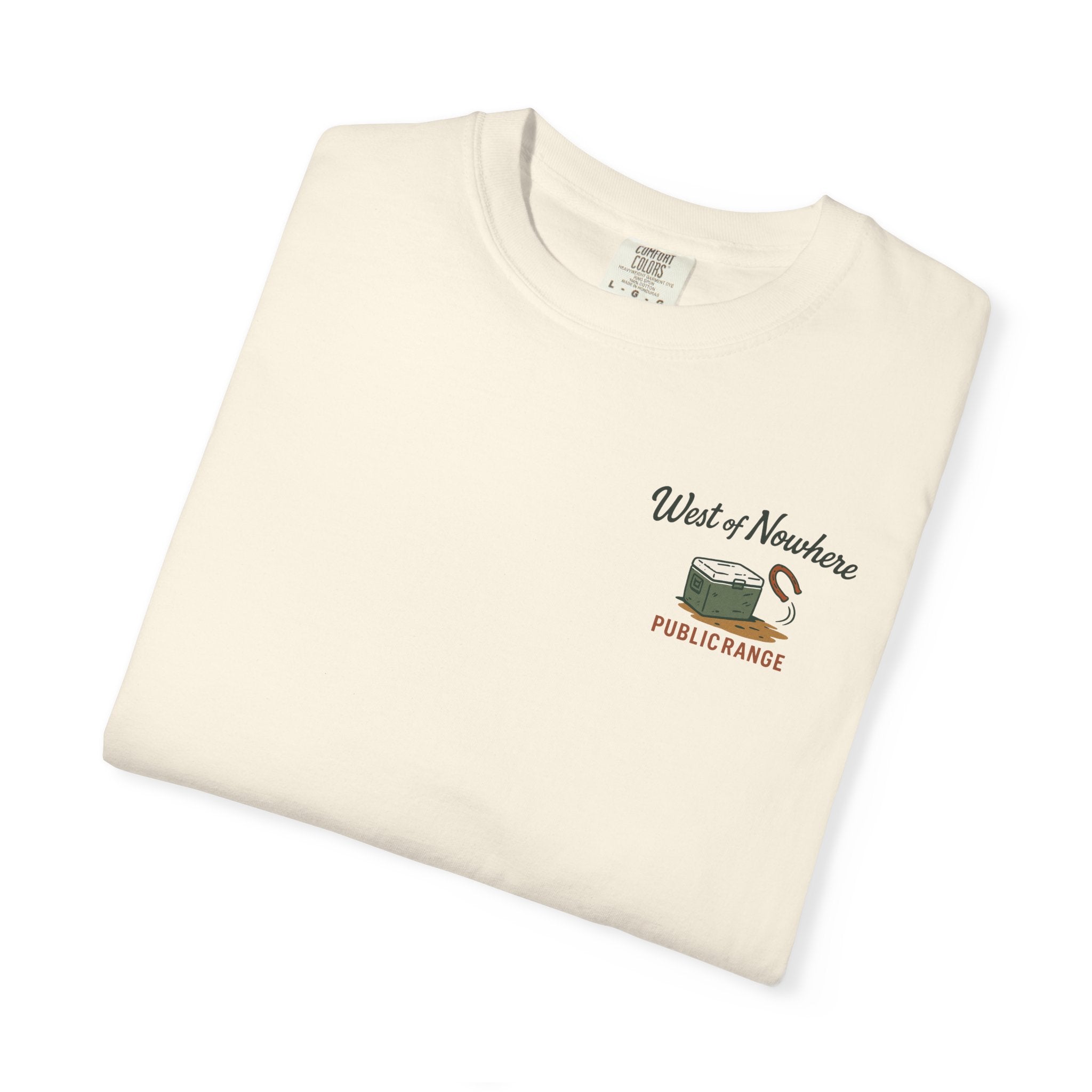 Vintage Western Horseshoe Tee — "Grit Under God’s Sky"
