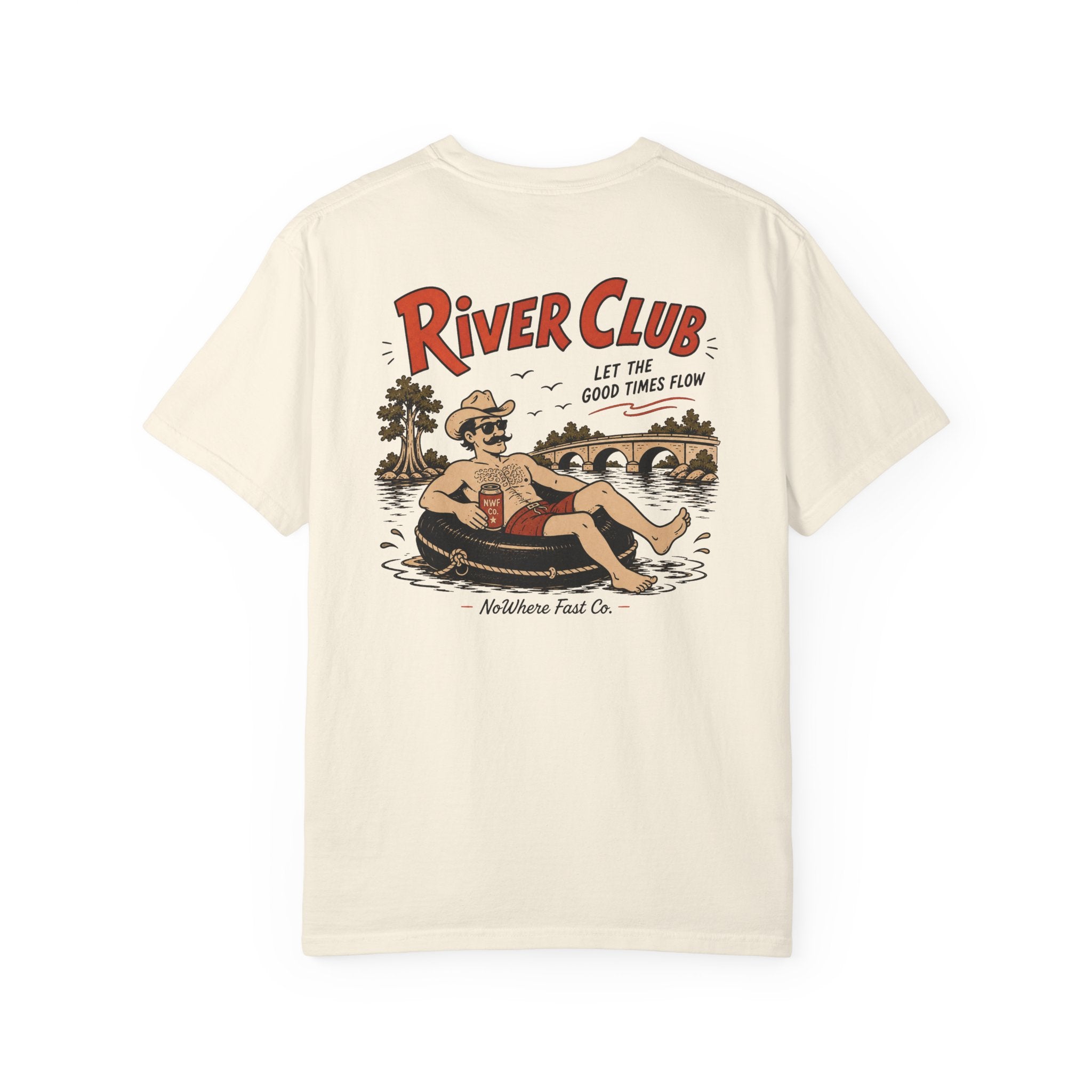 “River Club Vintage Tubing” Tee