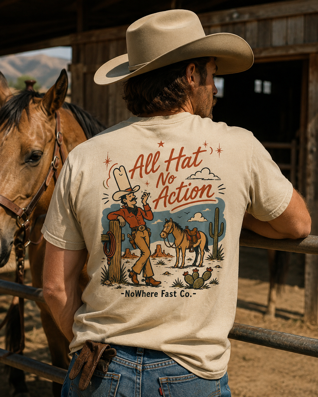 All Hat, No Action Tee